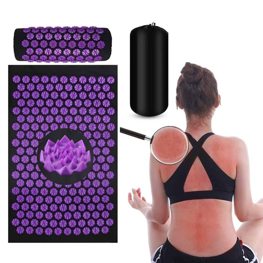 Acupressure Mat Set - 3Piece Set Shiatsu Acupressure Mat Kuznetsov's