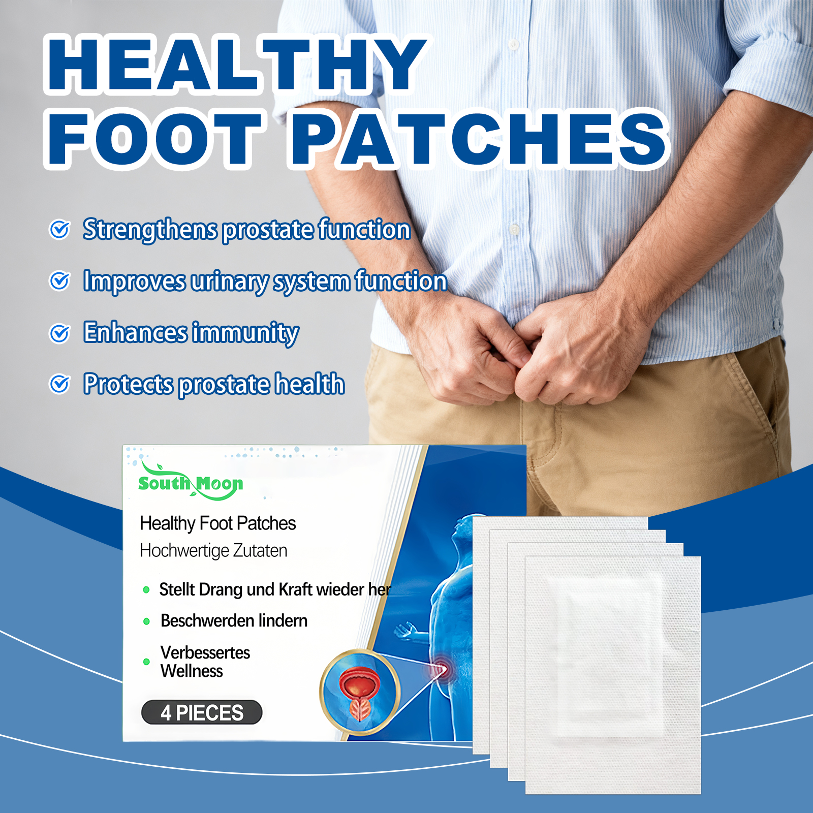 4/8/12pcs Prostate Detox Foof  - Detox Foot Patch recensie en prijs