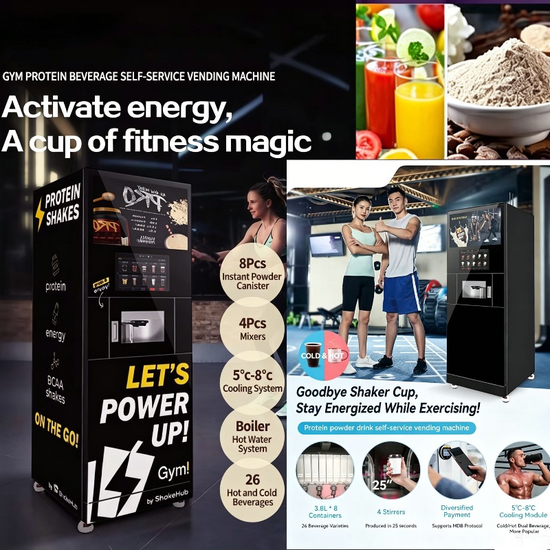 Protein Shake Dispenser Machin - Health Wellness Gym recensie en prijs