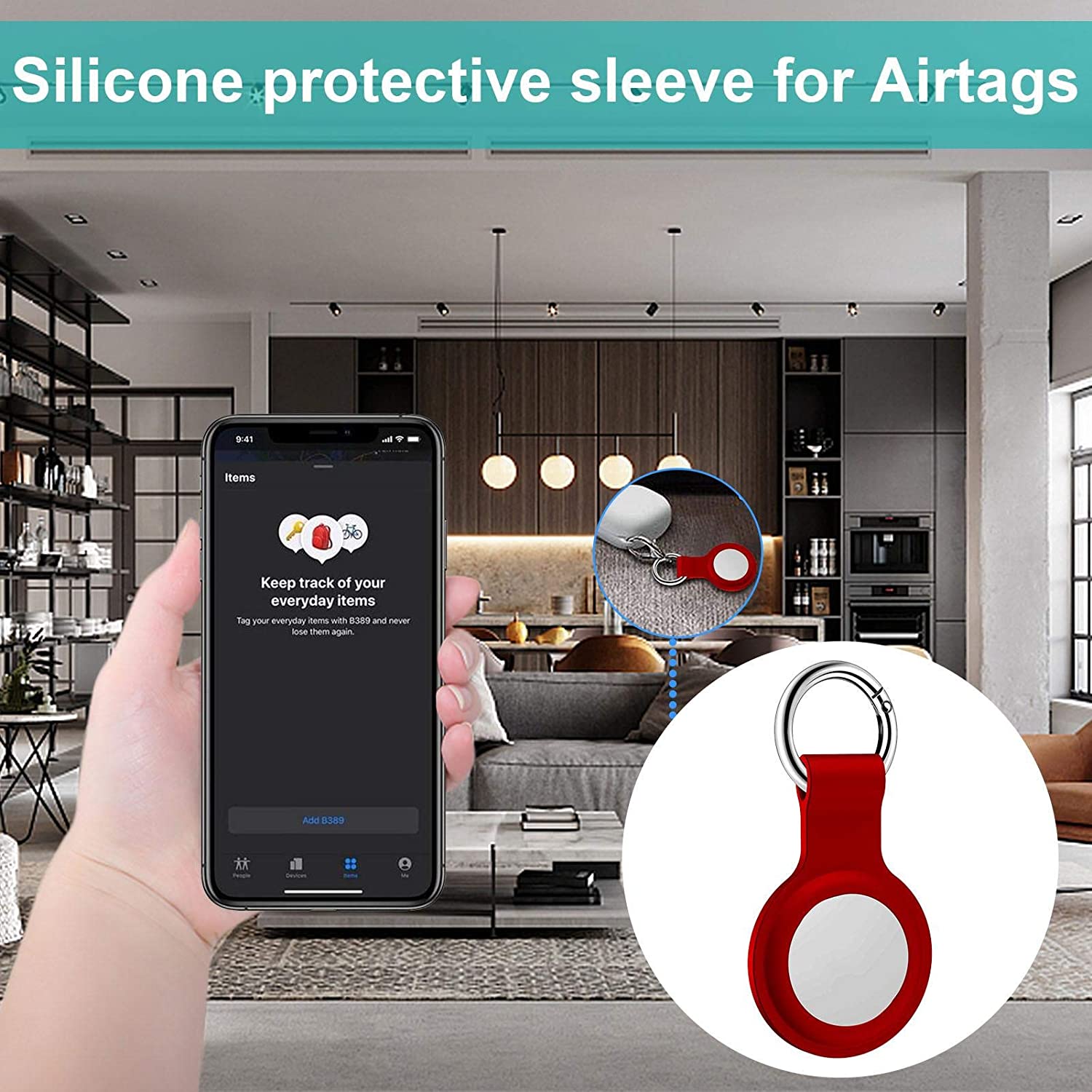 Cover for Apple Airtags Case L - Health Wellness Gifts recensie en prijs