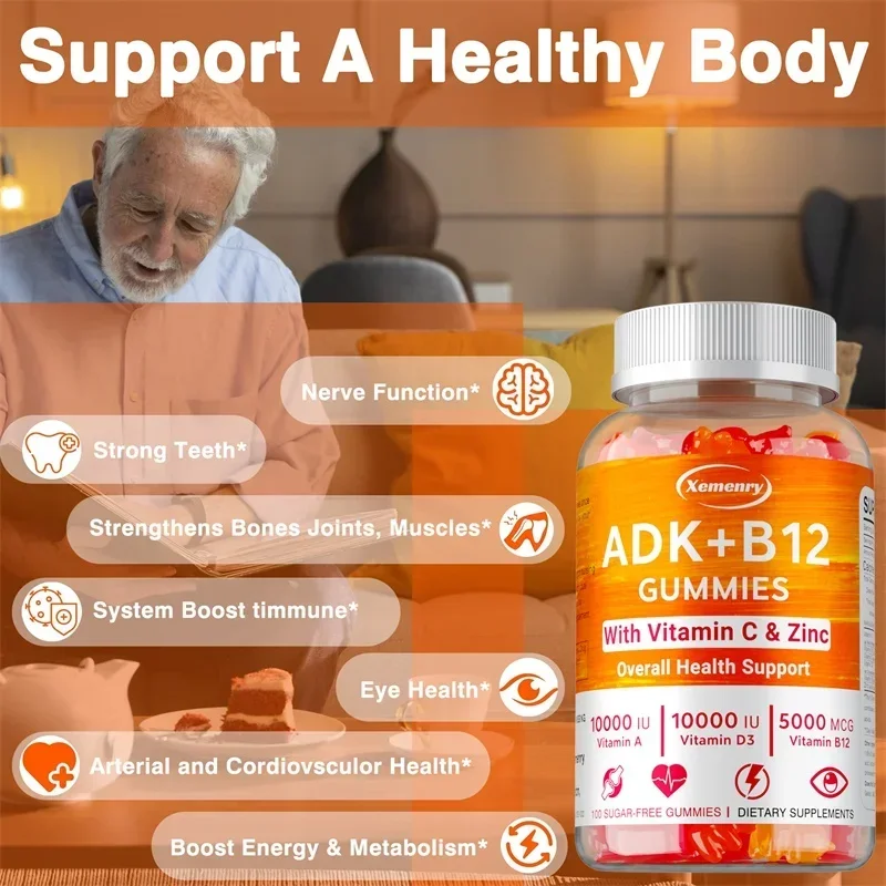 Vitamin D3 K2 + Vitamin B12 Gu - Health Wellness Gifts recensie en prijs