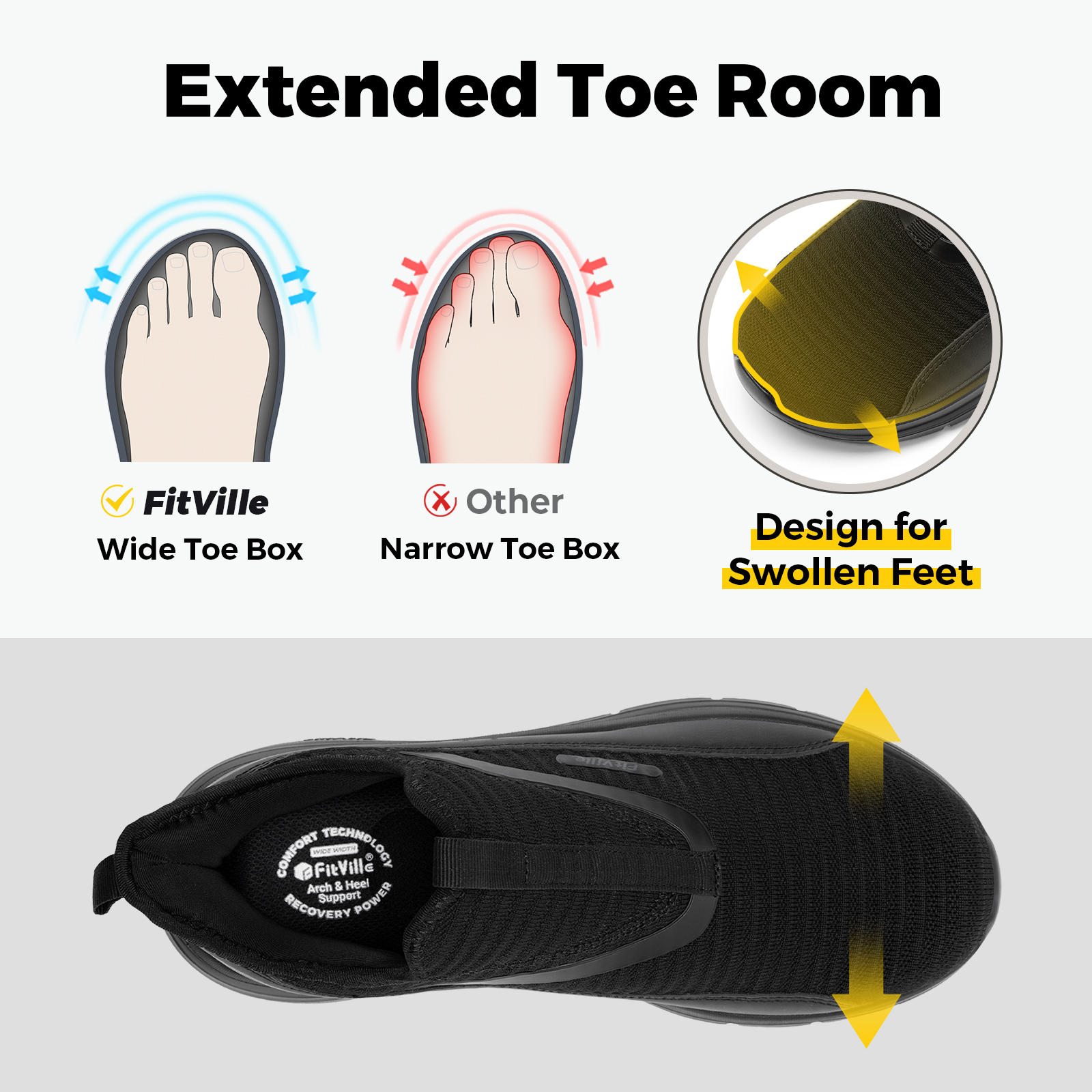 Fitville Wide Men's Shoes Fitn - Health Wellness Fitness recensie en prijs