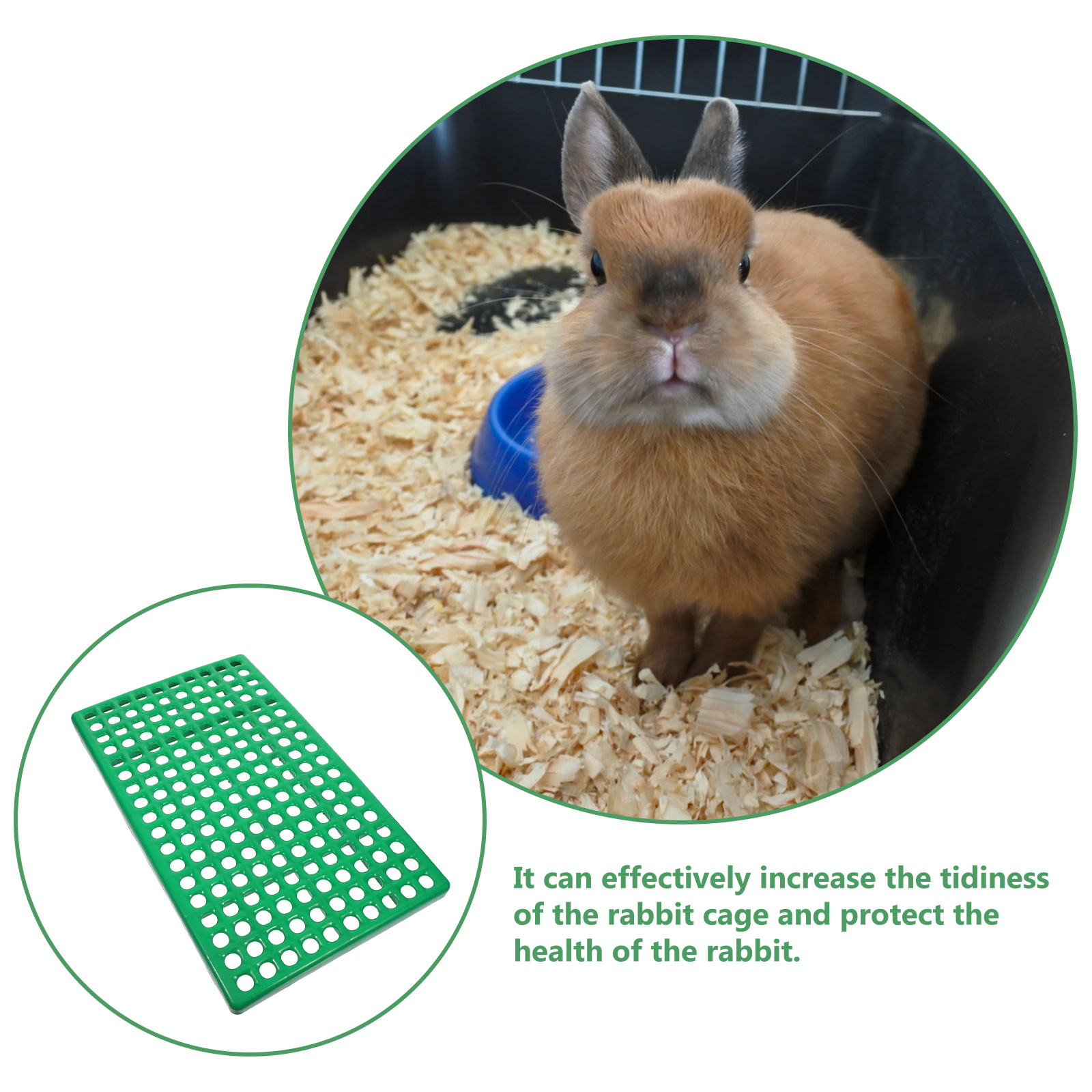 Rabbit Cage Pad Plastic Draina - Acupressure Mat Set recensie en prijs
