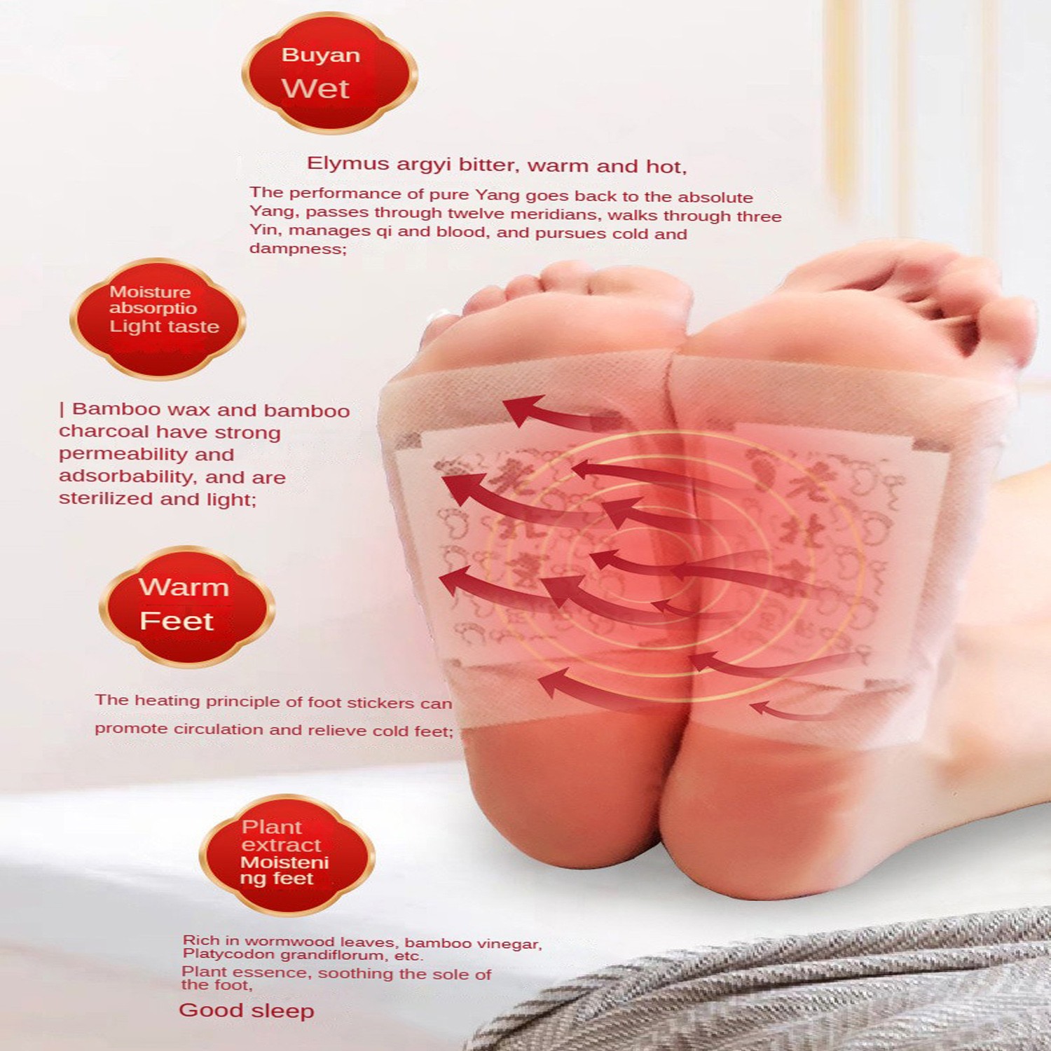 50pcs Pads+50pcs Detox Foot Pa - Detox Foot Patch recensie en prijs