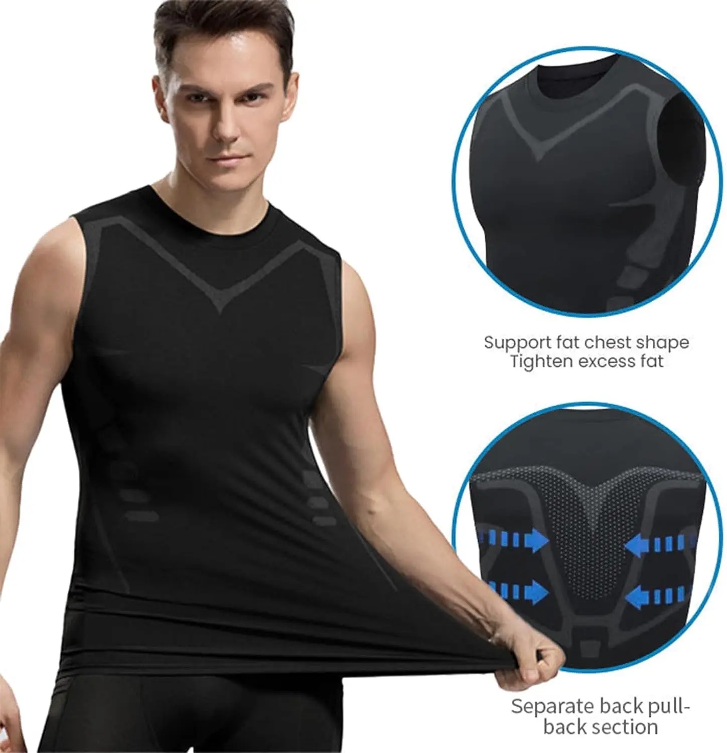 Compression Tank Top Men Gym S - Health Wellness Fitness recensie en prijs