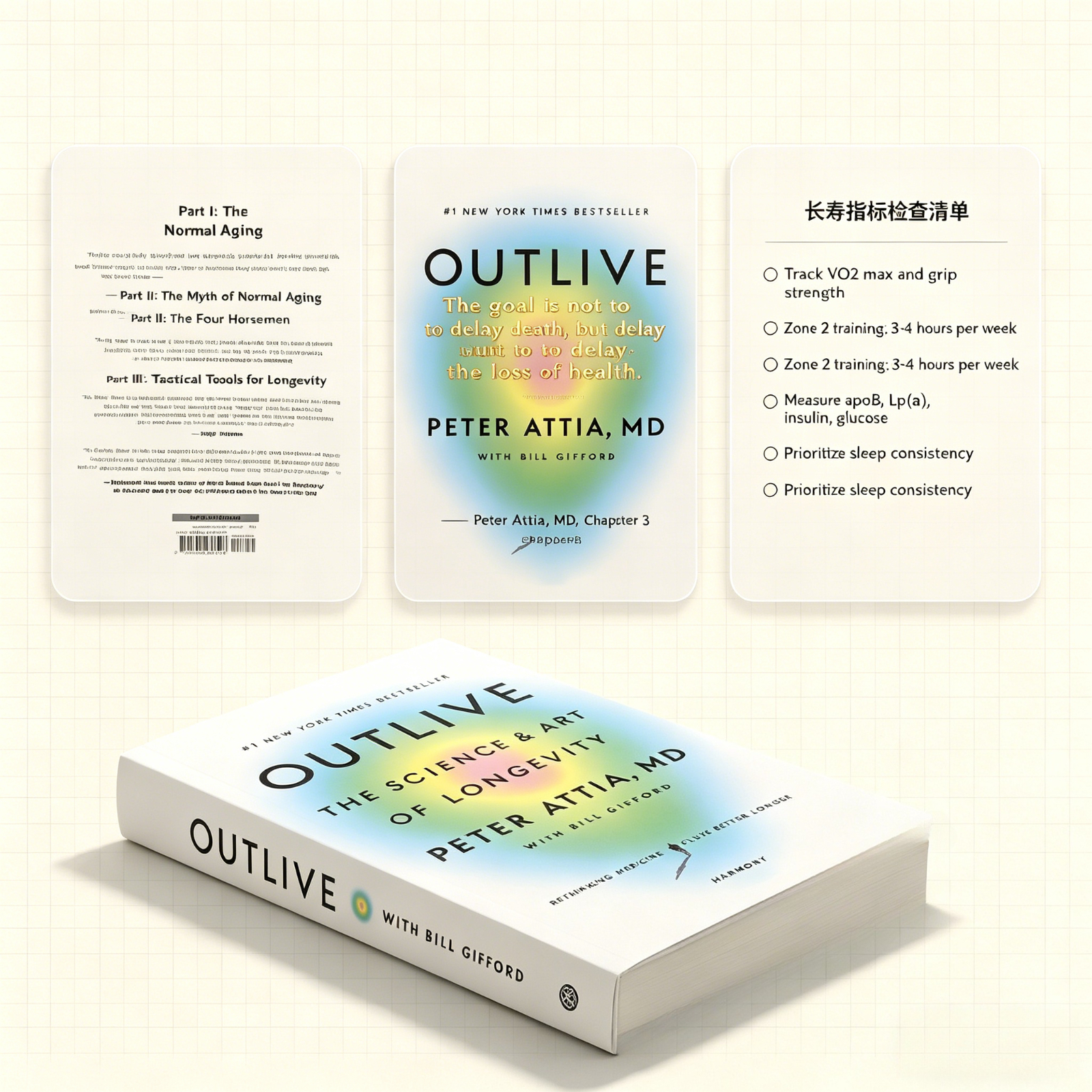 Outlive: The Science & Art of  - Health Wellness Longevity recensie en prijs