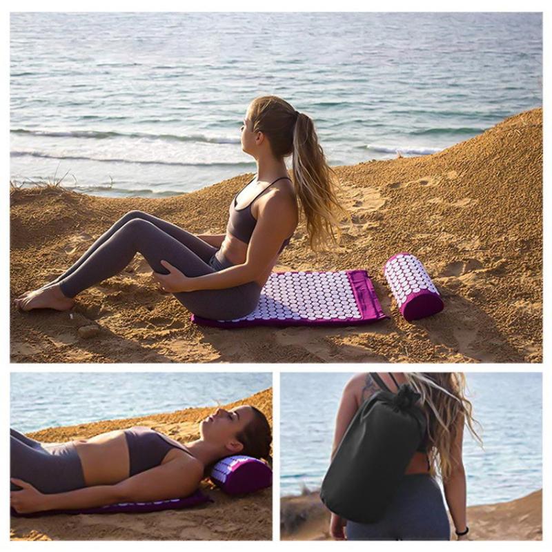 1 Set Acupressure Yoga Mat Cus - Acupressure Mat Set recensie en prijs